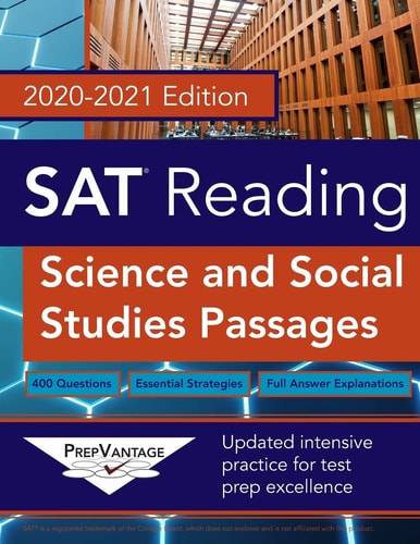 SAT Reading Science and Social Studies, 2020-2021 Edition