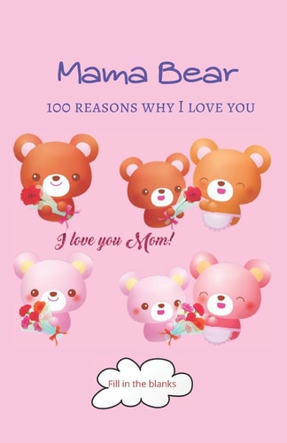 Mama Bear Mom Gifts Under 10 - Paperback Book