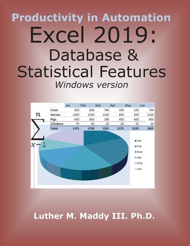 Excel 2019 Database and Statistical Features