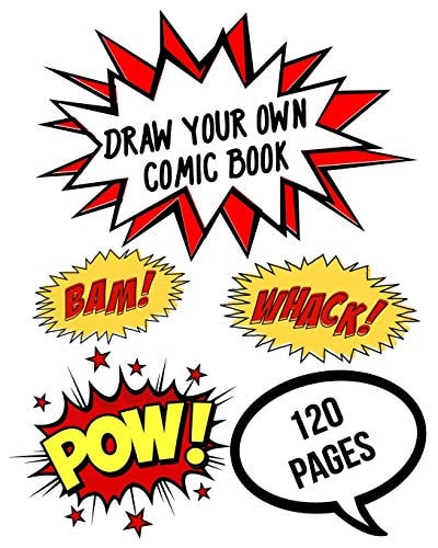 Draw Your Own Comic Book 120 Pages of Panel Layouts