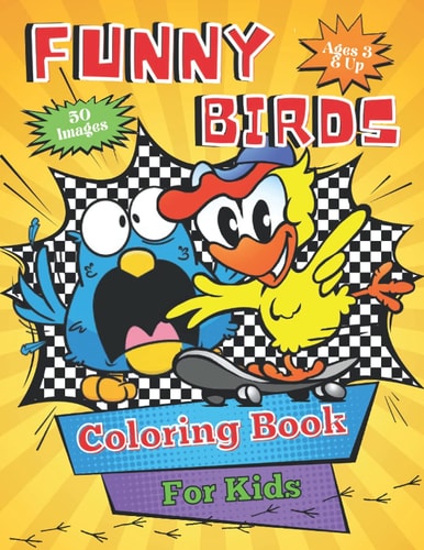 Funny Birds Coloring Book