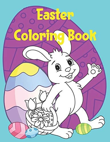 Easter Coloring Book Bunnies and Chicks Easter Themed Coloring Pages for Kids and Adults