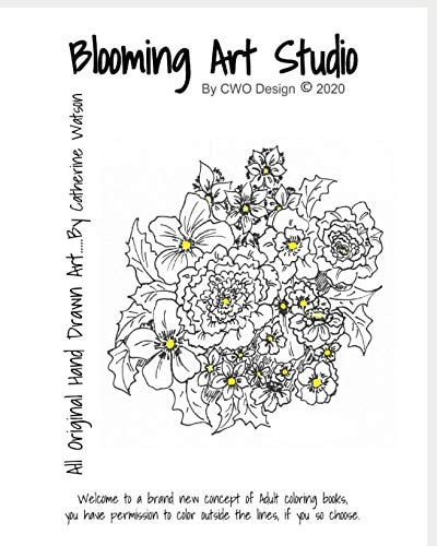 Blooming Art Studio All Original Hand Drawn Art by Wearable Artist Catherine Watson