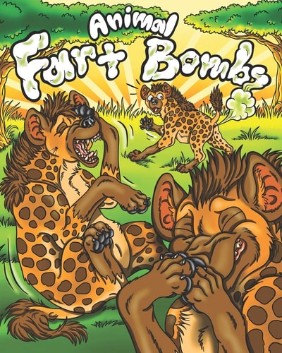 Animal Fart Bombs Farting Animals Coloring Book for Kids and Adults with Activities, Bookmarks, a Board Game, and Even Card Games!