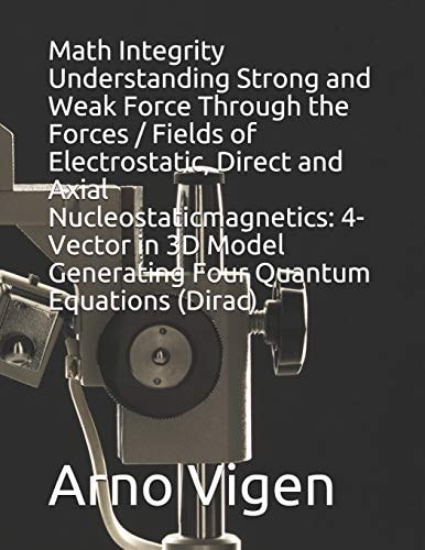 Math Integrity Understanding Strong and Weak Force Through the Forces / Fields of Electrostatic, Direct and Axial Nucleostaticmagnetics 4-Vector in 3D Model Generating Four Quantum Equations (Dirac)