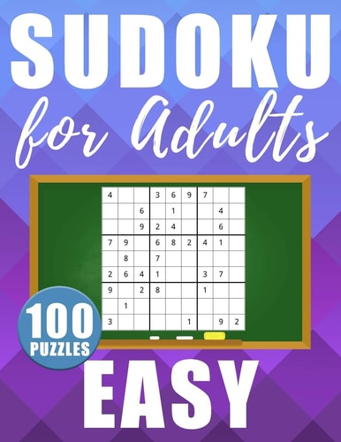 Sudoku For Adults Easy 100 Large Size Sudokus - Easy Level with Solutions