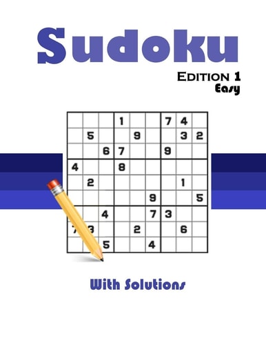 Sudoku 1st Edition +50 Collections Of Soduko + With Solutions in Last Pages, Easy