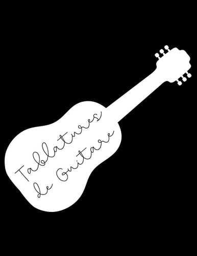 Tablatures de Guitare Idée Cadeau Pour Les Musicien Et Guitariste