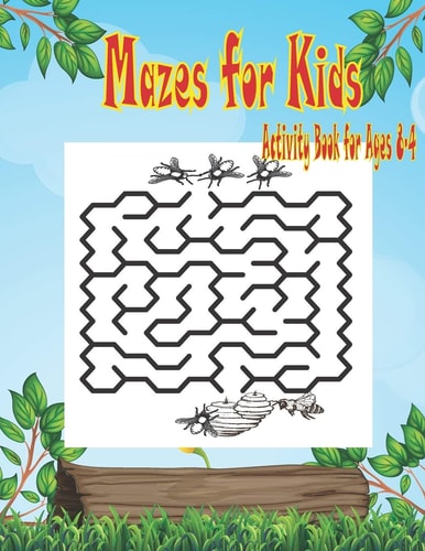 Mazes for Kids Activity Book for Ages 4-8 Easy Beautiful Funny Maze Puzzles for Kids - Activity Workbook Gift For Birthday Anniversary Puzzle Lovers