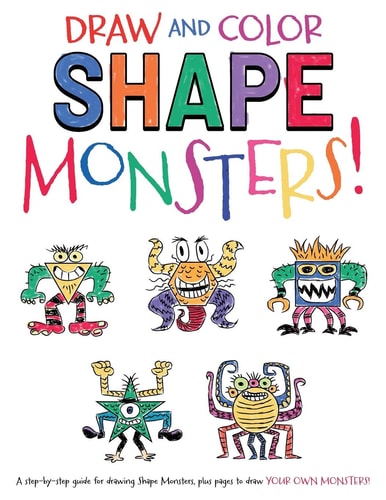 Draw and Color Shape Monsters
