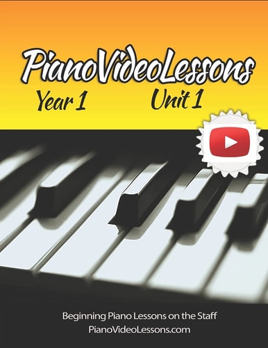 PianoVideoLessons Unit 1 Beginner Piano Lessons