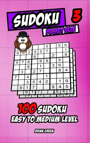 Sudoku Pocket Size 3 100 Sudoku Easy to Medium Level