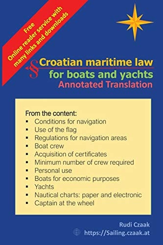 Croatian Maritime Law for Boats and Yachts Annotated Translation