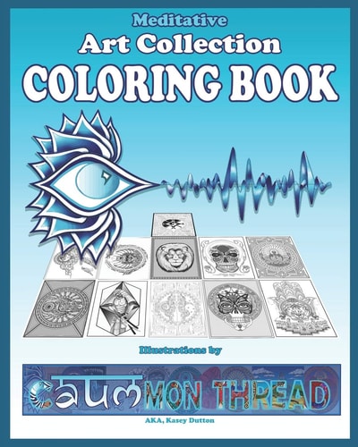 Meditative Art Collection by Caummon Thread Illustrations Intended to Sooth and Quiet the Mind by Kasey Dutton