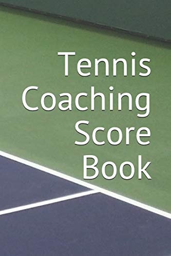 Tennis Coaching Score Book