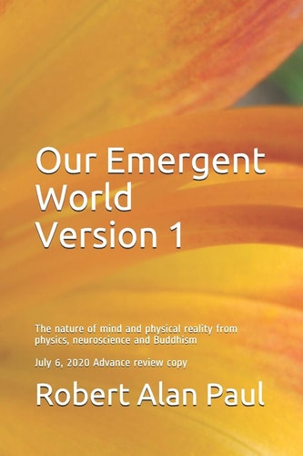 Our Emergent World Version 1 The Nature of Mind and Physical Reality from Physics, Neuroscience and Buddhism