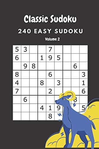 Classic Sudoku 240 Easy Sudoku Volume 2