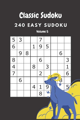 Classic Sudoku 240 Easy Sudoku Volume 5