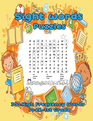 Sight Words Puzzles 300 High Frequency Words PreK-1st Grade