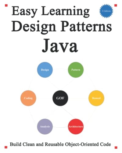 Easy Learning Design Patterns Java (2 Edition) Build Clean and Reusable Object-Oriented Code