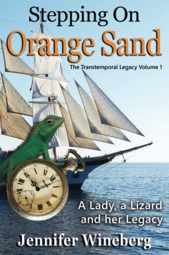 Stepping On Orange Sand