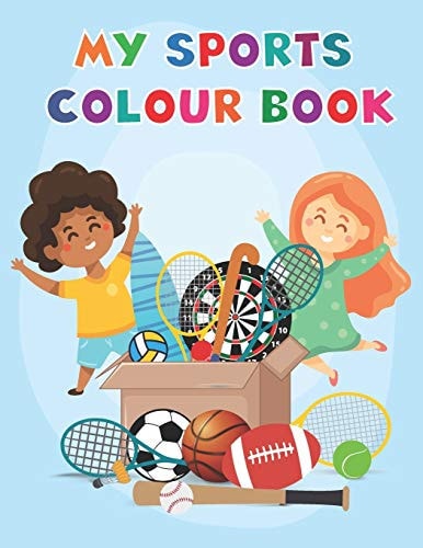 My Sports Colour Book For Boys and Girls