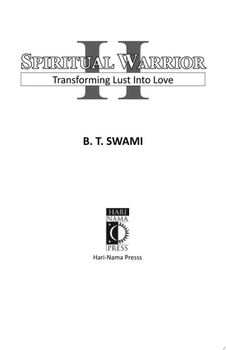 Spiritual Warrior Part II