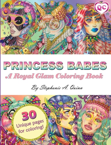 Princess Babes A Royal Glam Coloring Book
