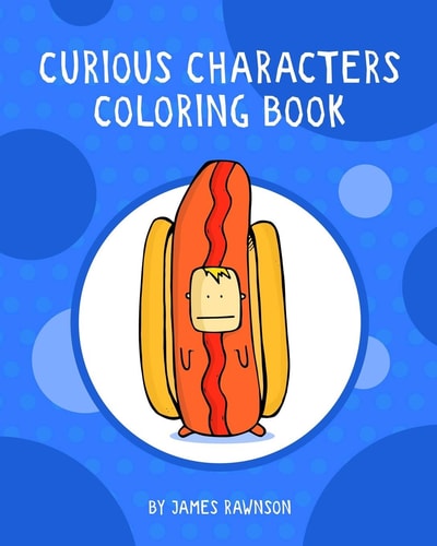 Curious Characters Coloring Book