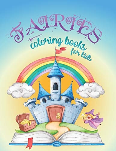 Fairies Coloring Book For Kid Fairies Fasting Coloring Book for Kids & Toddlers - Activity Books for Preschooler - Coloring Book for Boys, Girls, Fun, Book for Kids Ages 4-7,8-12
