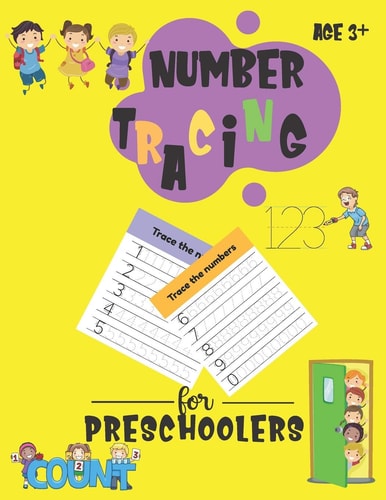 Number Tracing for Preschoolers Trace Numbers Practice Workbook for Preschoolers, Kindergarten and Kids Ages 3-5 (math Activity Book), Learn Number from 0 to 20. the Easy Maths for Kids