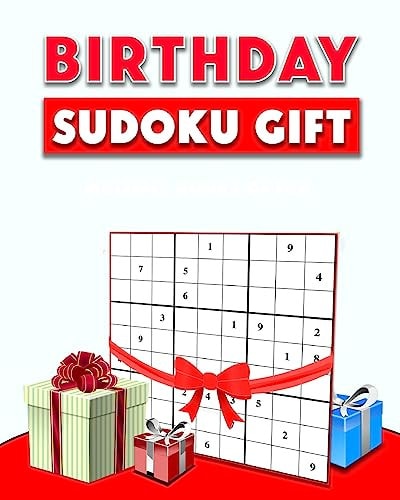 Birthday Sudoku Gift A Perfect Gift: 190 Sudoku Puzzles Book for All Ages!