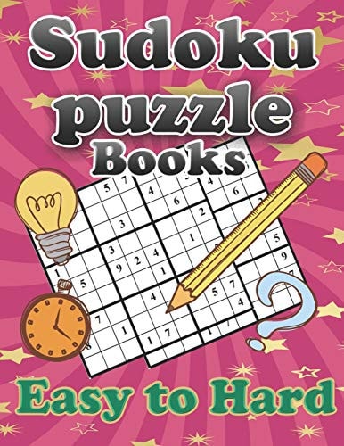 Sudoku Puzzle Books Easy to Hard Puzzle Books for Adults - SUDOKU Easy to Hard Large Print Puzzle Book for Adults - 576 Sudoku Tons of Fun for Your Brain
