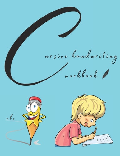 Cursive Handwriting Workbook Alphabet Writing Practice Book for Kids Beginners