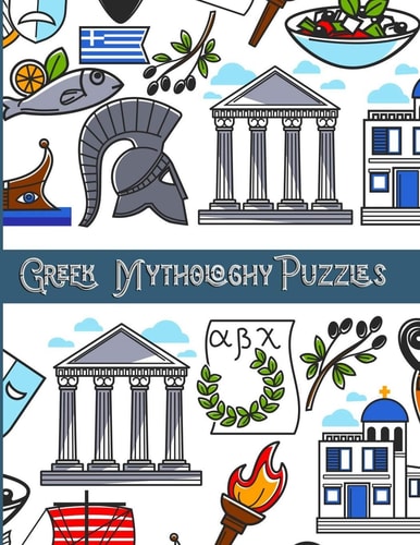 Greek Mythology Puzzles Large Print Word Search and Complex Mazes Activity with Easy to Medium and Extreme Sudoku for Adult Anxiety - Ancient Egyptian, Roman, Norse Gods, Heroes, Monsters Goddesses, and More!