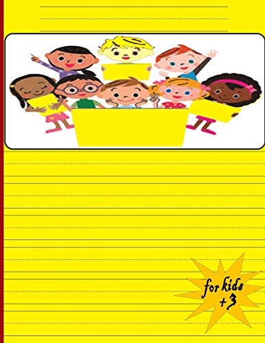 For Kids +3 An Empty Story Magazine with Space for Pictures and Writing Lines, Ideal for Kindergarten and Early Childhood Activities,