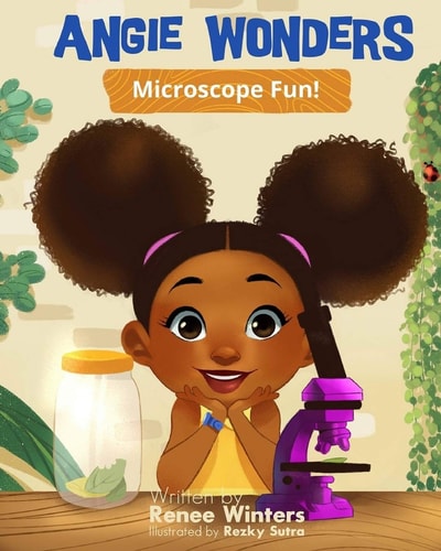 Angie Wonders Microscope Fun!