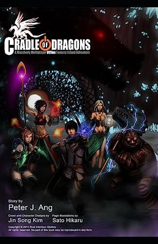 Cradle of Dragons Graphic Novel Manga Book 1 A Massively Multiplayer Offline Fantasy Island Adventure