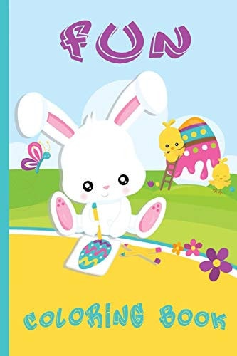 Fun Coloring Book Coloring Book Perfect Cover 6"x9" 25 Pages Gift for Kids