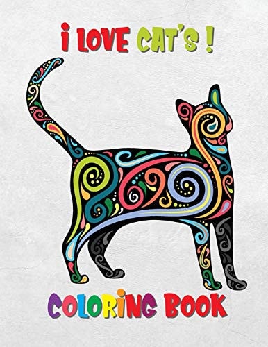 I Love Cats! Coloring Book Meow Velours Stickers, Trivia, Step-by-step Drawing Projects, and More for the Cat Lover