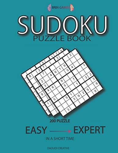 Sudoku Puzzle Book 200 Puzzle with Answer - Easy to Expert in a Short Time - Large Print "brain Games Mini"