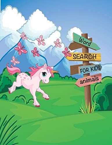 Word Search Books for Kids Fun and Educational Puzzles with Animals Theme and More: FOR KIDS AGES 5-10 (Kids Activity Book)