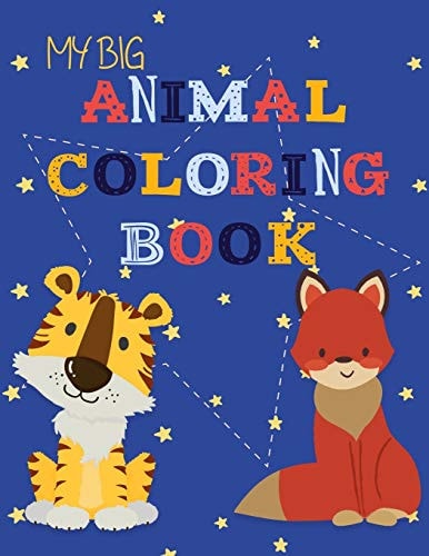 My Big Animal Coloring Book Activity Books for Toddlers