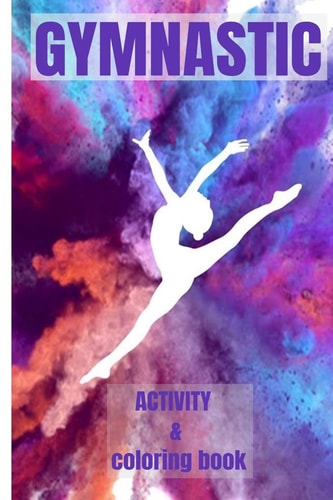 Gymnastics Coloring Book Drawings Gymnastics Move for Kids Boy and Girls Wait to Get Colored