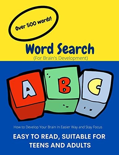 Word Search (For Brain's Development) How to Develop Your Brain In Easier Way and Stay Focus