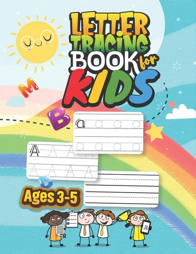 Letter Tracing Book for Kids. Ages 3-5 Vol - 11. Both Uppercase and Lowercase Letters. Alphabet Handwriting Practice Workbook for Kids. 8.5x11 Inch - 100 Pages.
