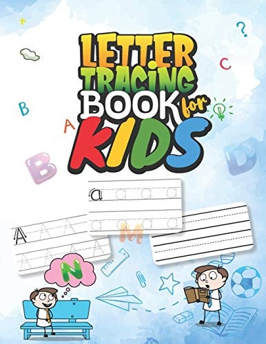 Letter Tracing Book for Kids Vol - 12. Ages 3-5. Both Uppercase and Lowercase Letters. 8.5x11 Inch - 100 Pages. Alphabet Tracing Books for Preschoolers. Handwriting Practice Books