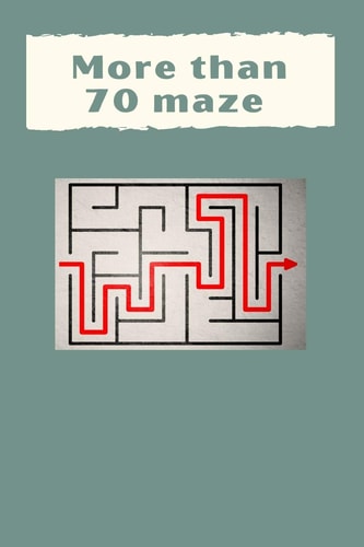 Mazes for Kids- More Than 70 Maze Book for Kids 6-8 with Solution Mazes for Kids