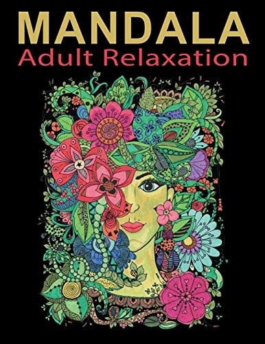 Mandala Adult Relaxation 50 Mandala / Mandala Coloring Book for Adults / Size 8,5x11