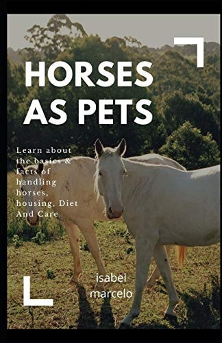Horses as Pets Learn About The Basics And Facts Of Handling Horses, Housing, Diet And Care